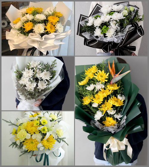 贵州毕节市七星关区撒拉溪镇钟山村白事花束代送